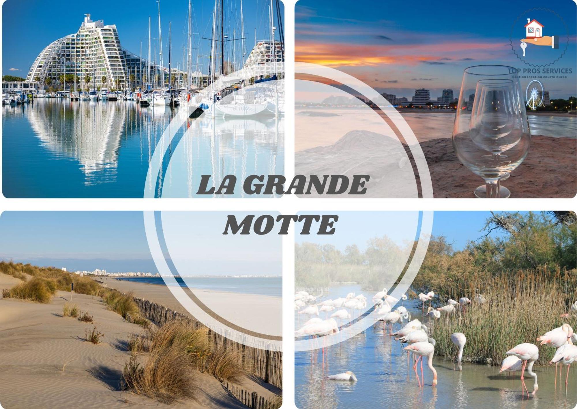 Le Calderini Appart - Face Plage Wifi Et Park Gratuit Calme - Resid Le Surcouf -Top Pros Servicesconciergerie La Grande Motte 외부 사진